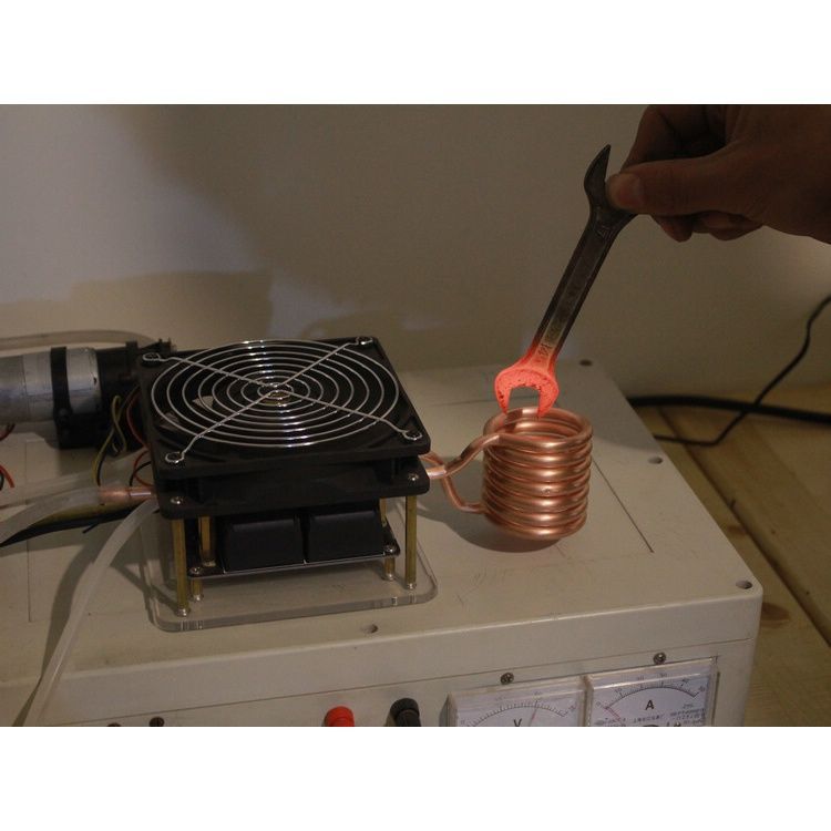 zvs低压感应加热机套件加热圈小型高频淬火熔金炉坩埚电源焊铜管