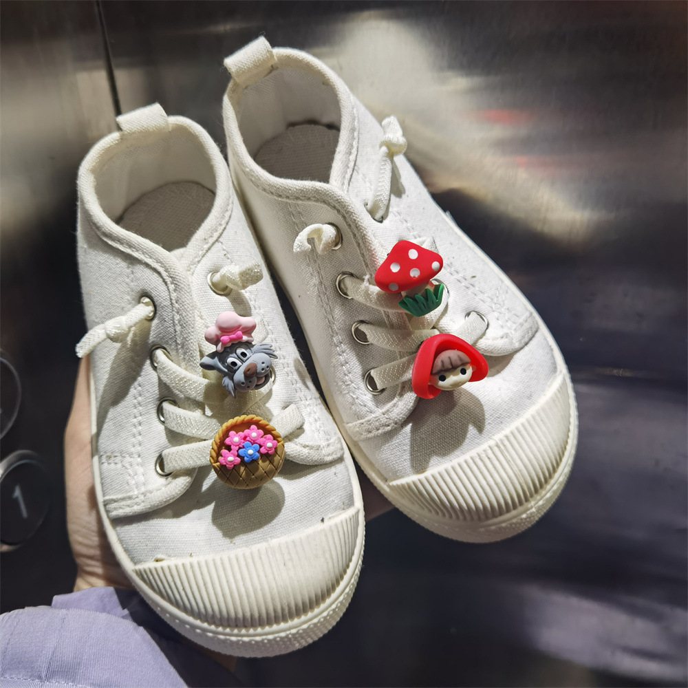 新款儿童童鞋装饰扣可爱卡通鞋扣鞋花套装太空恐龙花朵运动鞋配饰