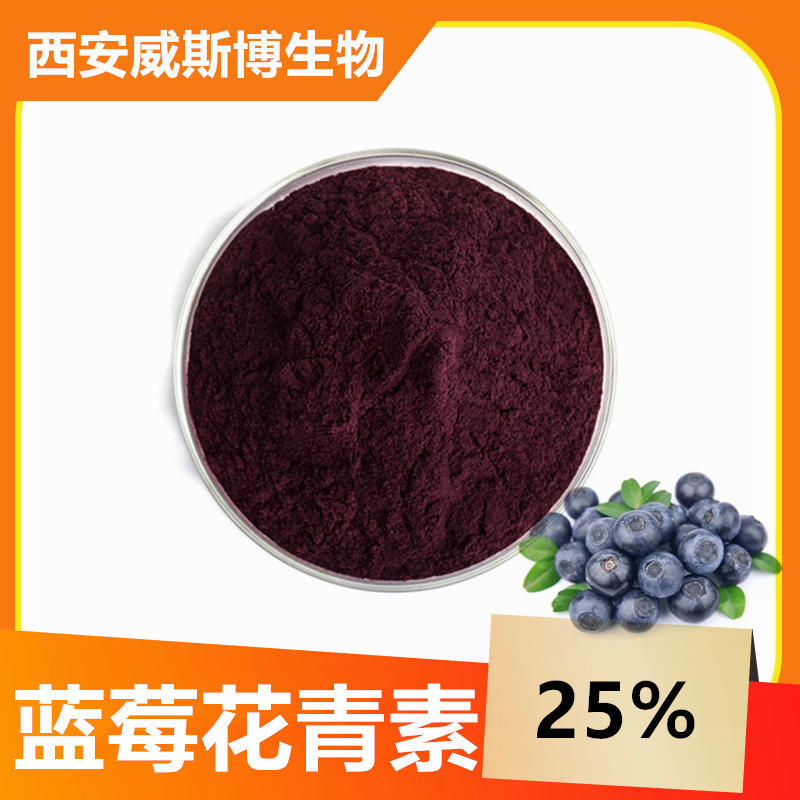 蓝莓花青素25%  13306-05-3 蓝莓提取物 花色素 威斯博厂家供应