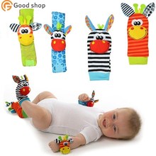 Infant Baby Kids rattle toys Wrist Foot Socks for跨境专供代