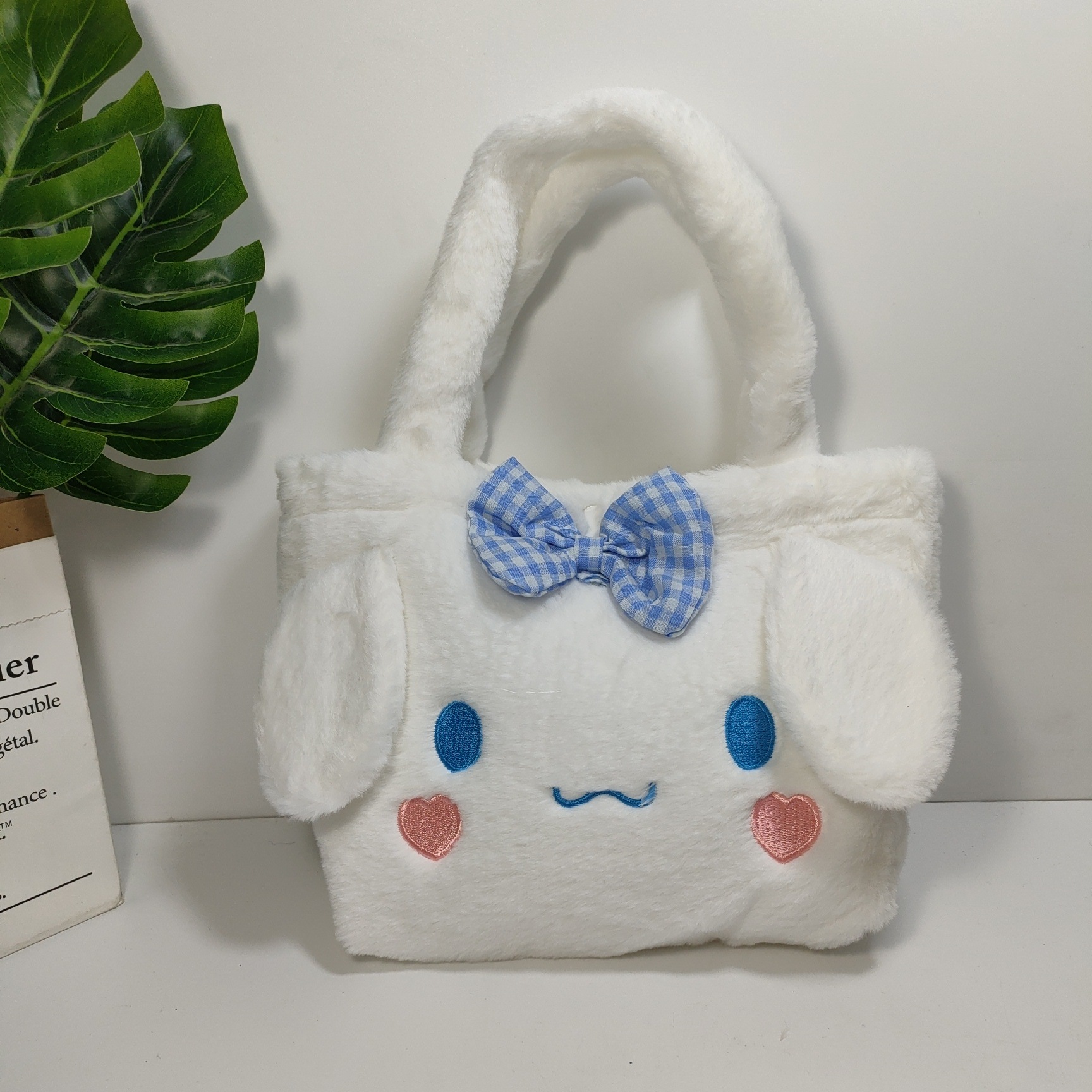 玉桂狗毛绒包包女新款日系洛丽塔lolita可爱少女手提斜跨小挎包