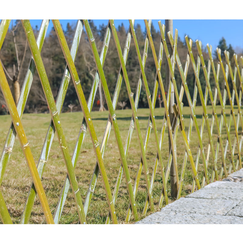 竹篱笆围栏栅栏户外庭院花园围墙室外护栏阳台院子篱笆竹片竹拉网