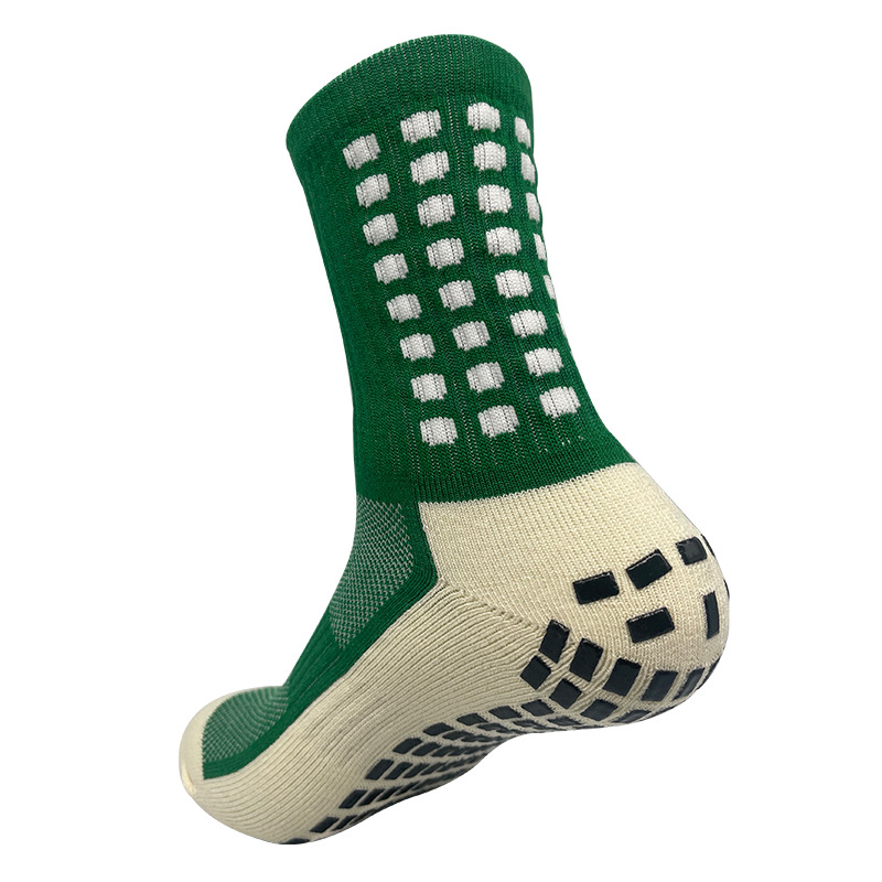 Dispensing Middle Tube Soccer Socks Anti-Skid Shock Absorption Thick Towel Bottom Athletic Socks Sweat-Absorbent Wear-Resistant Training Socks Customizable