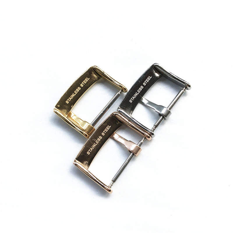 适配欧米腐蚀表扣针扣女蝶飞超霸海马皮带扣子12 14 16 18 20mm