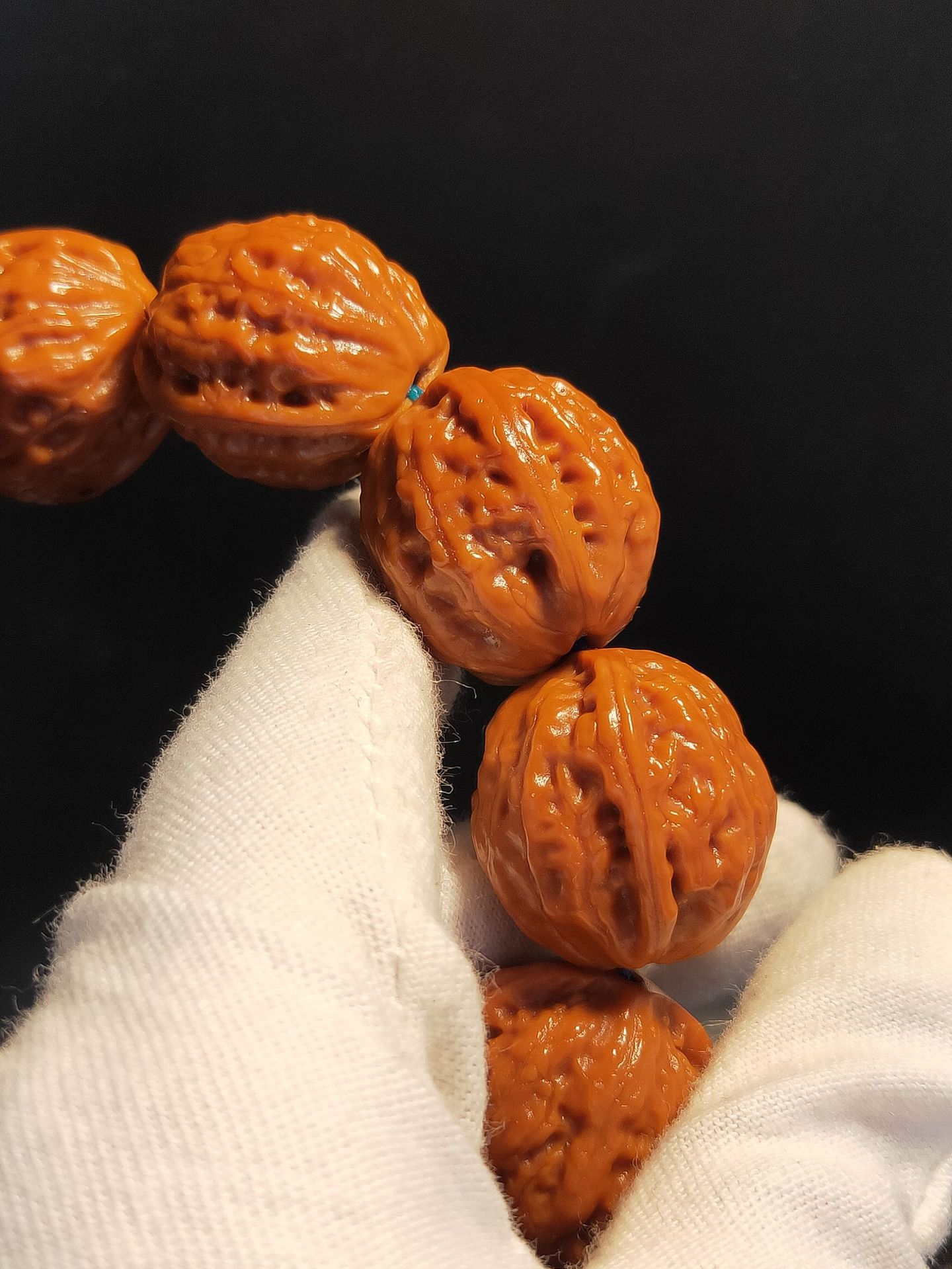 文玩核桃手串 京八棱核桃 门头沟桃核 龙纹脑纹官帽桃核产地批发