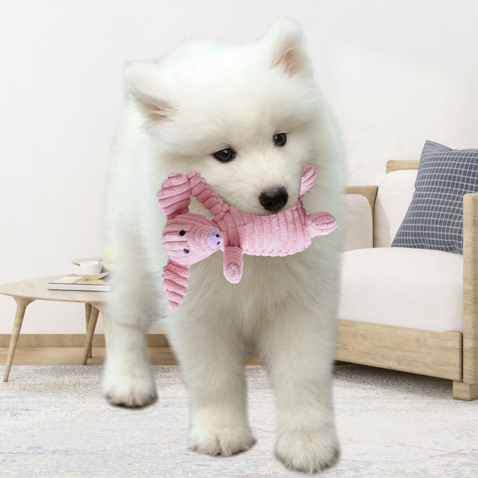 宠物定制狗狗玩具咬不烂发声鸭猪猴毛绒磨牙耐咬陪伴幼犬玩具