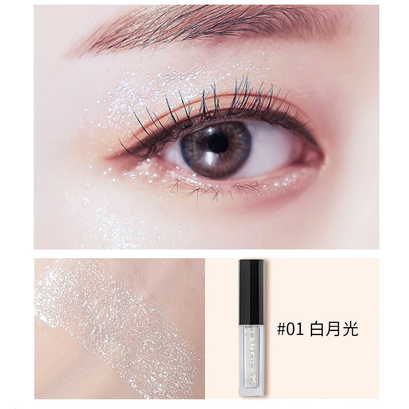 LaMeiLa Liquid Liquid Eye Shadow Eye Shadow Shiny Crystal Super Shiny High Pearlescent Eyeliner Pen Shimmering Powder Sequins Eye Shadow 1033