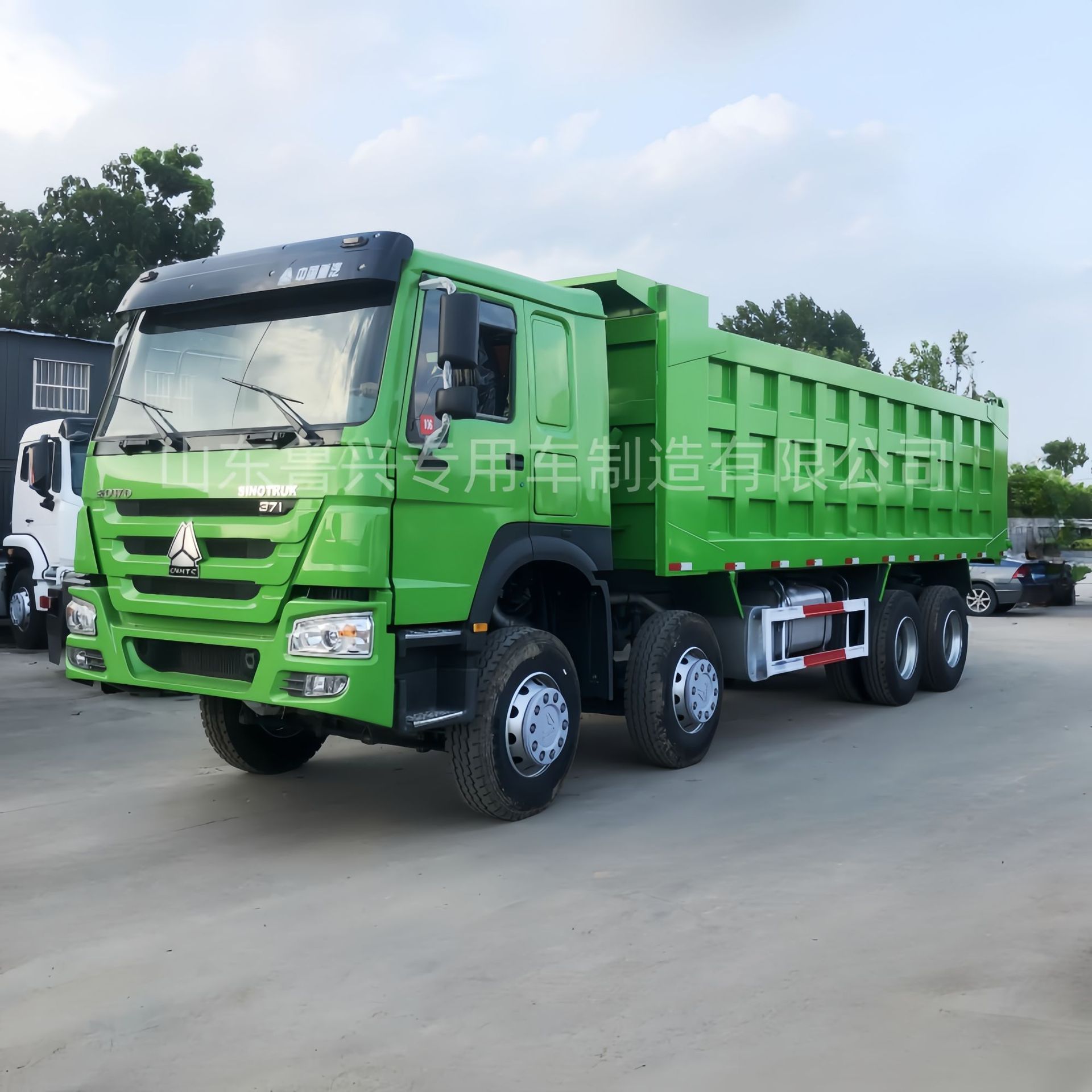 出口非洲二手12轮豪沃渣土自卸车 重汽howo翻斗土方运输自卸车