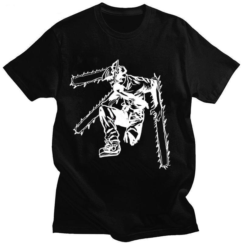 日漫卡通动画电锯人chainsaw man帅气夏季短袖 男款