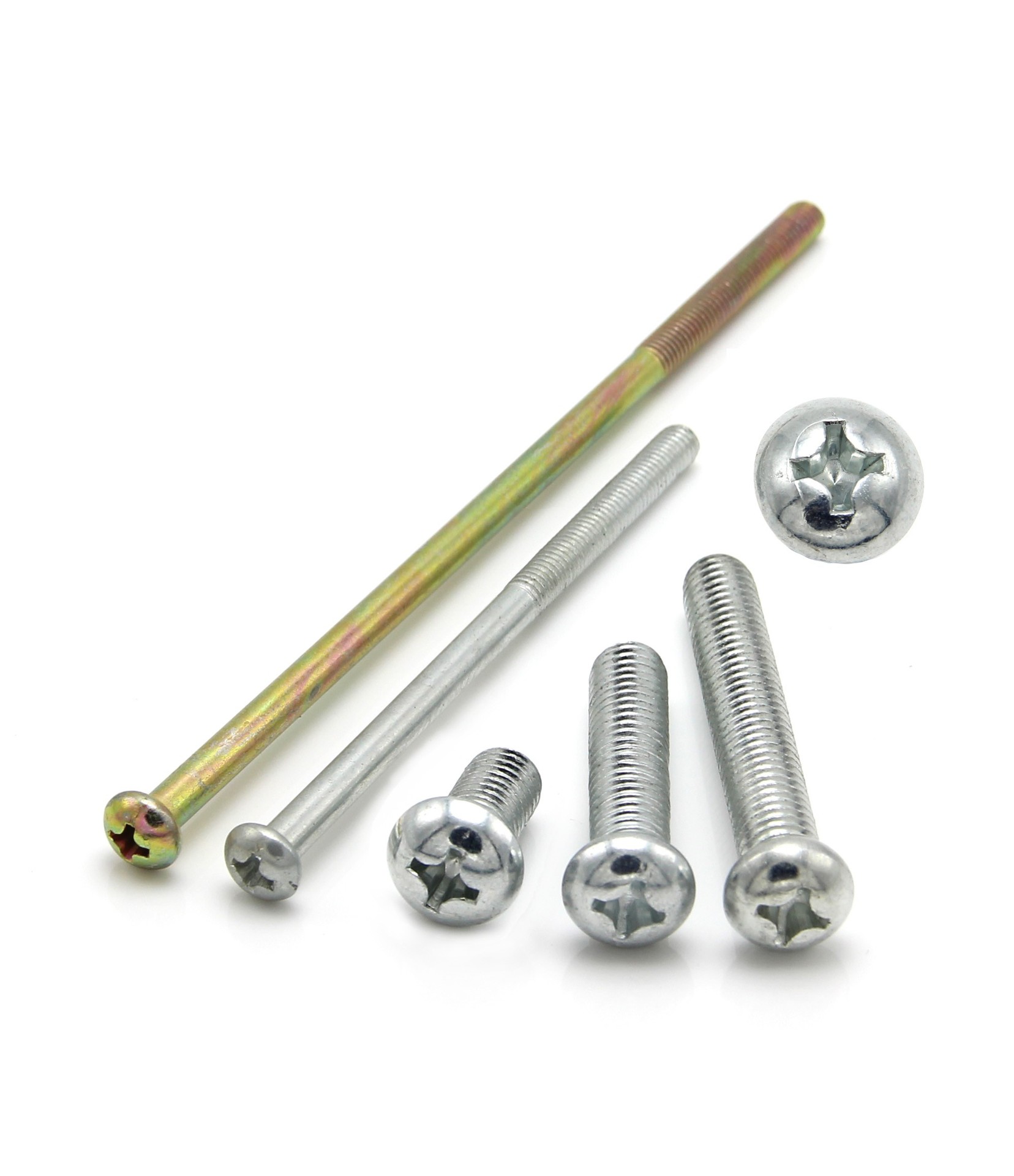 gb818圆机螺丝/现货圆头十字螺丝/开关面板螺丝/m3/m4/m5/m6/m8