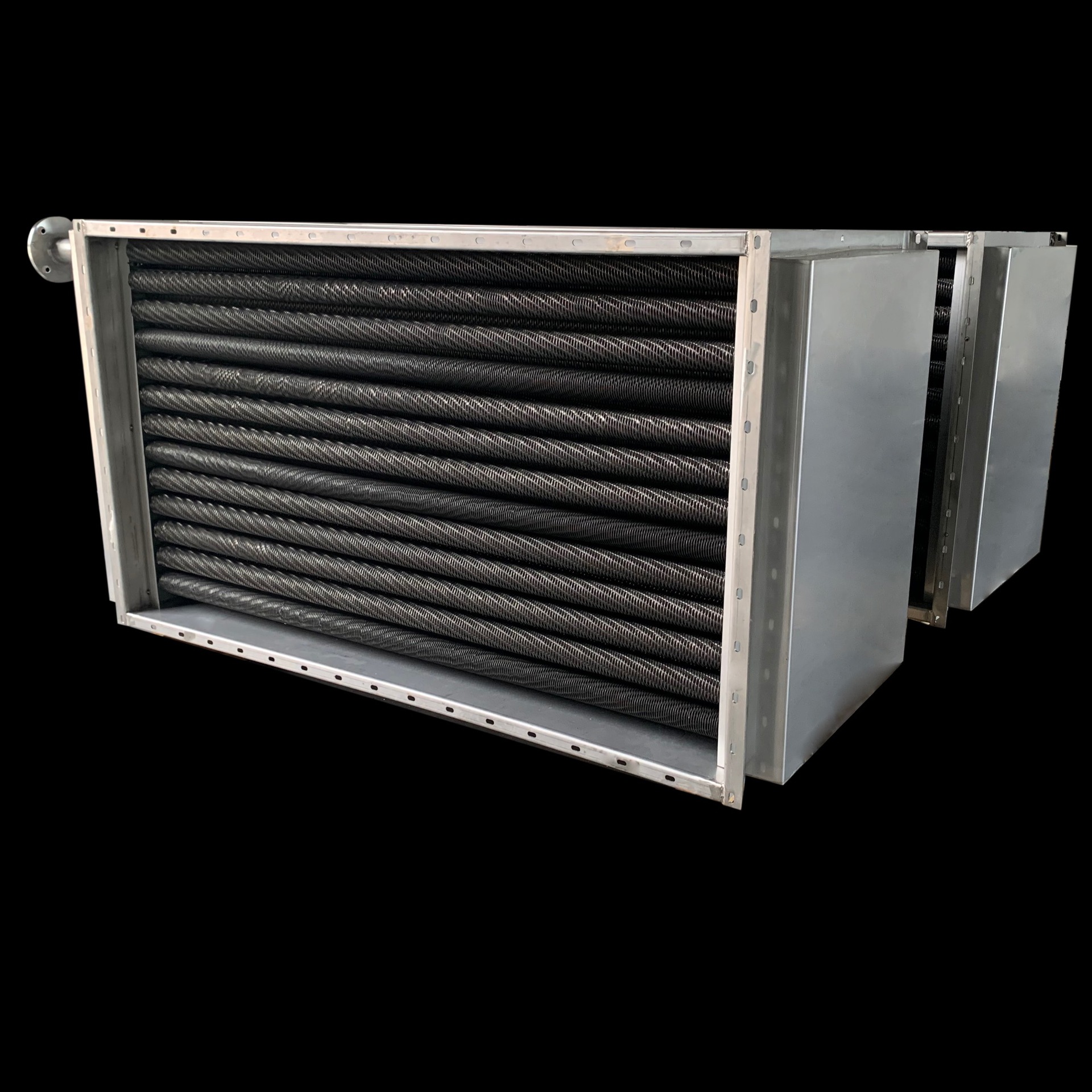 托姆20匹热管式换热器 冷却器图片 空气散热器 每小时产热水200l