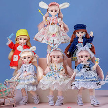 森立31cm洛丽塔系列洋娃娃12寸BJD人偶公仔女孩玩具生日礼物套装