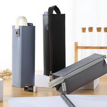 国誉PC22笔袋简约ins日系笔袋方形大容量文具盒多层笔袋储物盒大