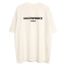 Masonprince 夏季新款模糊数码直喷短袖上衣男装情侣纯棉T恤ins潮
