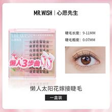 Mr.wish/心愿先生懒人太阳花自然单簇自己接假睫毛仙子空气感