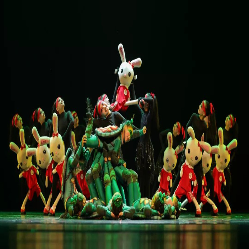 小荷风采哈哈龟兔赛跑演出服小动物舞蹈六一儿童小兔子拔萝卜服装