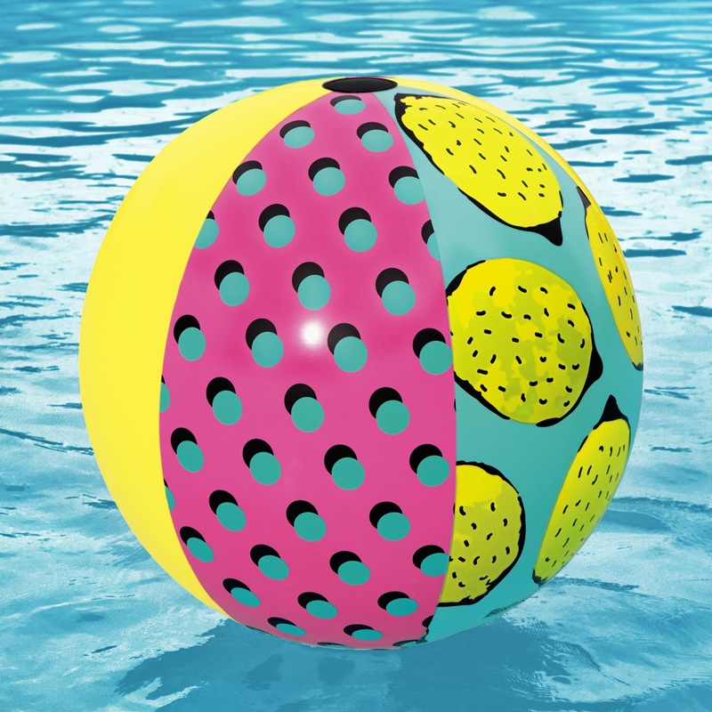 intex59040沙滩球儿童水上拍照戏水球游泳池玩具橙子螃蟹猕猴桃