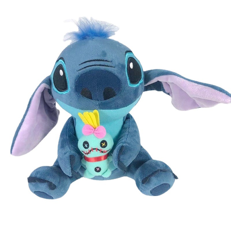 史迪仔抱小金星际宝贝史迪奇毛绒玩具公仔