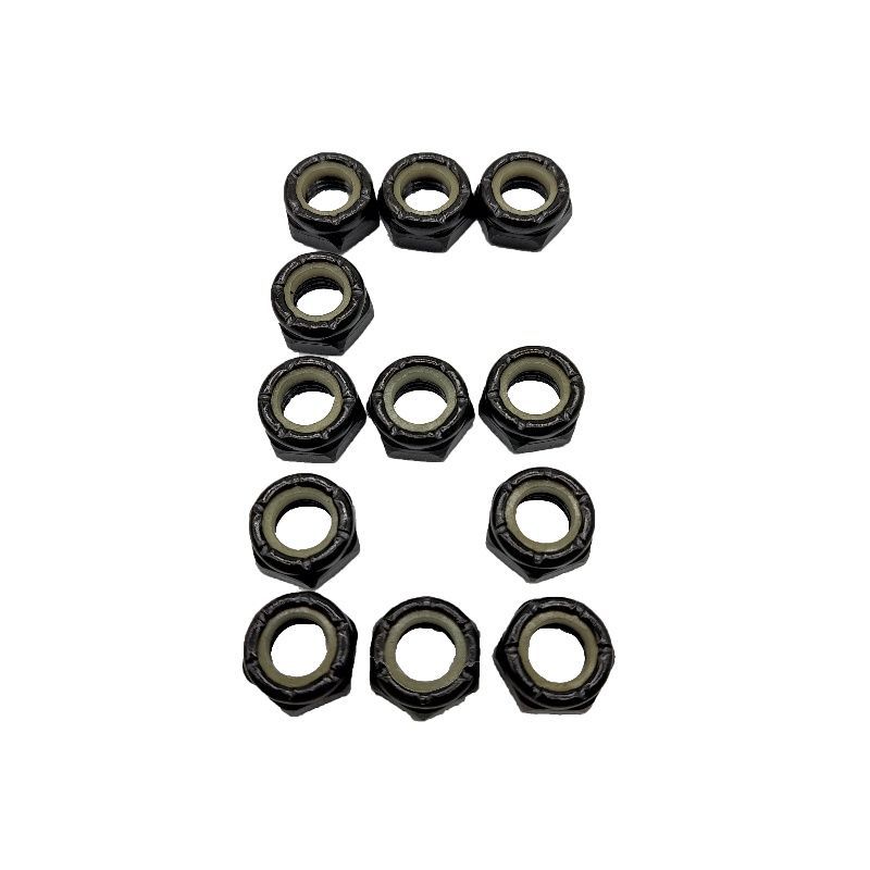 新店 滑板支架侧螺母端螺母防松自锁螺母 长板鱼板双翘通用