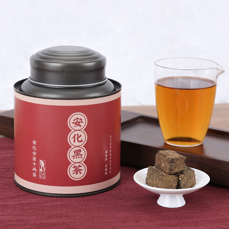 安化黑茶小罐系列两年陈罐装千两茶散装便捷品鉴装200g-阿里巴巴