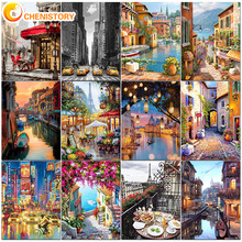 City Painting By Numbers For Adults DIY Kits HandPainted On