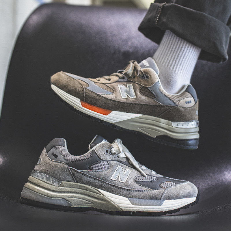 新百伦元祖灰nb992男女情侣慢跑鞋n字鞋复古老爹鞋百搭休闲运动鞋