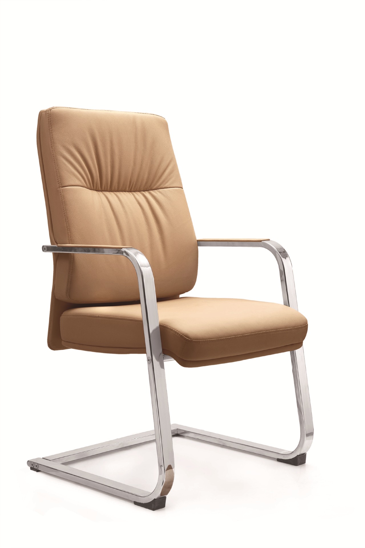 轻巧型皮质固定会议椅会客椅公共接待椅大班桌配套班前椅固定椅