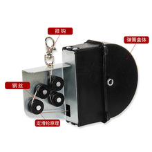 韩式伸缩排烟管配件新款弹簧盒火锅排气罩烧烤烤肉排风管弹簧盒子