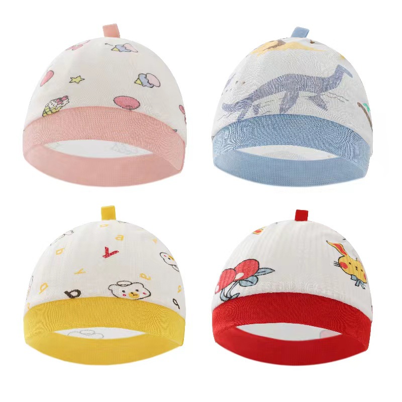 Foreign Trade European and American Newborn Cotton Beanie Newborn Cradle Cap Four Seasons Babies‘ 8922030