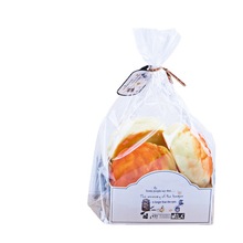 厂家直销方形面包袋面包托胡萝卜餐包牛角包西点烘焙包装纸盒