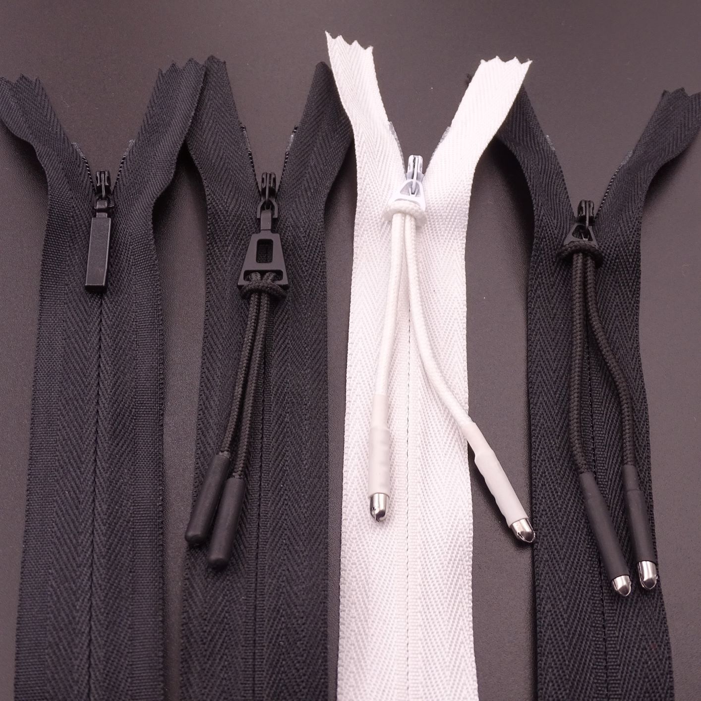 3号隐形尼龙拉链树脂金属拉链拉绳拉头可定制