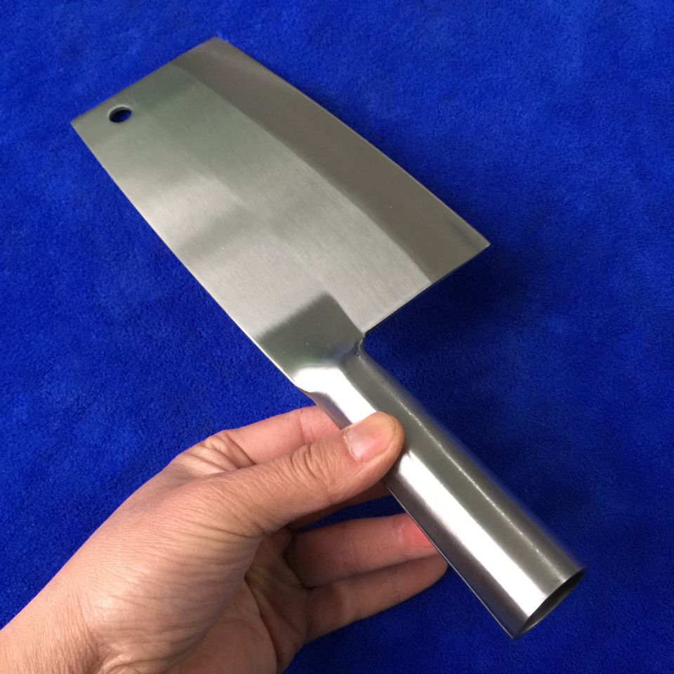 铬钢切片刀 越南铬钢刀 铬钢桑刀铁柄切片刀斩切两用刀不锈钢菜刀