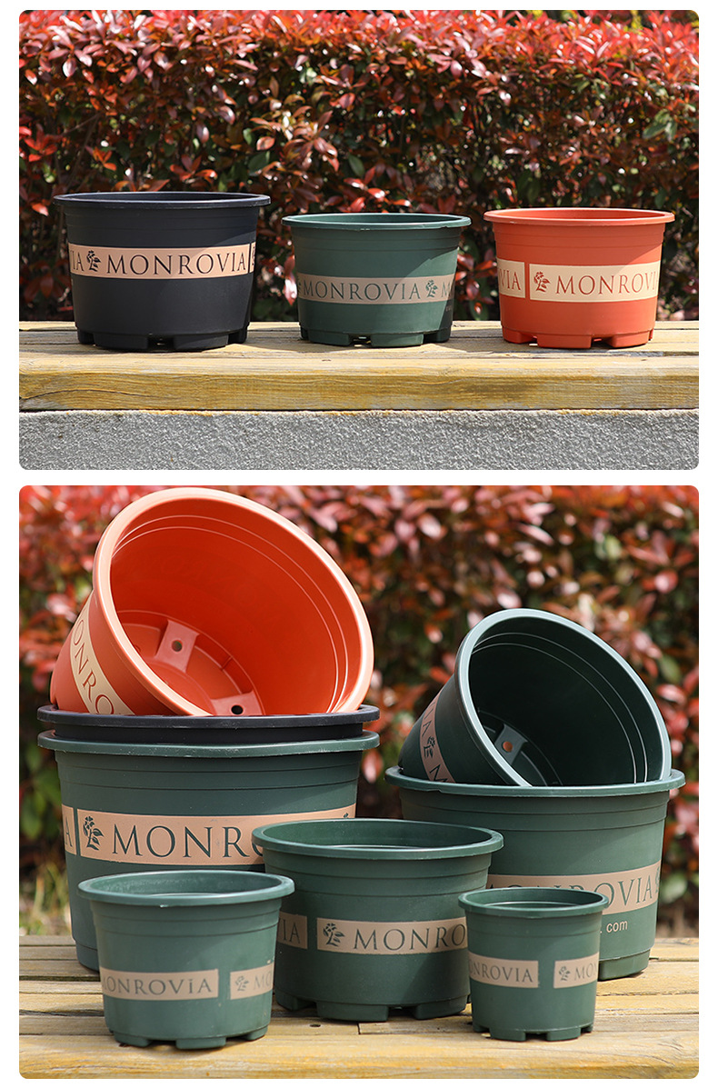 矮加仑 加厚 二代加仑盆创意塑料花盆 阳台种花种菜多肉花盆