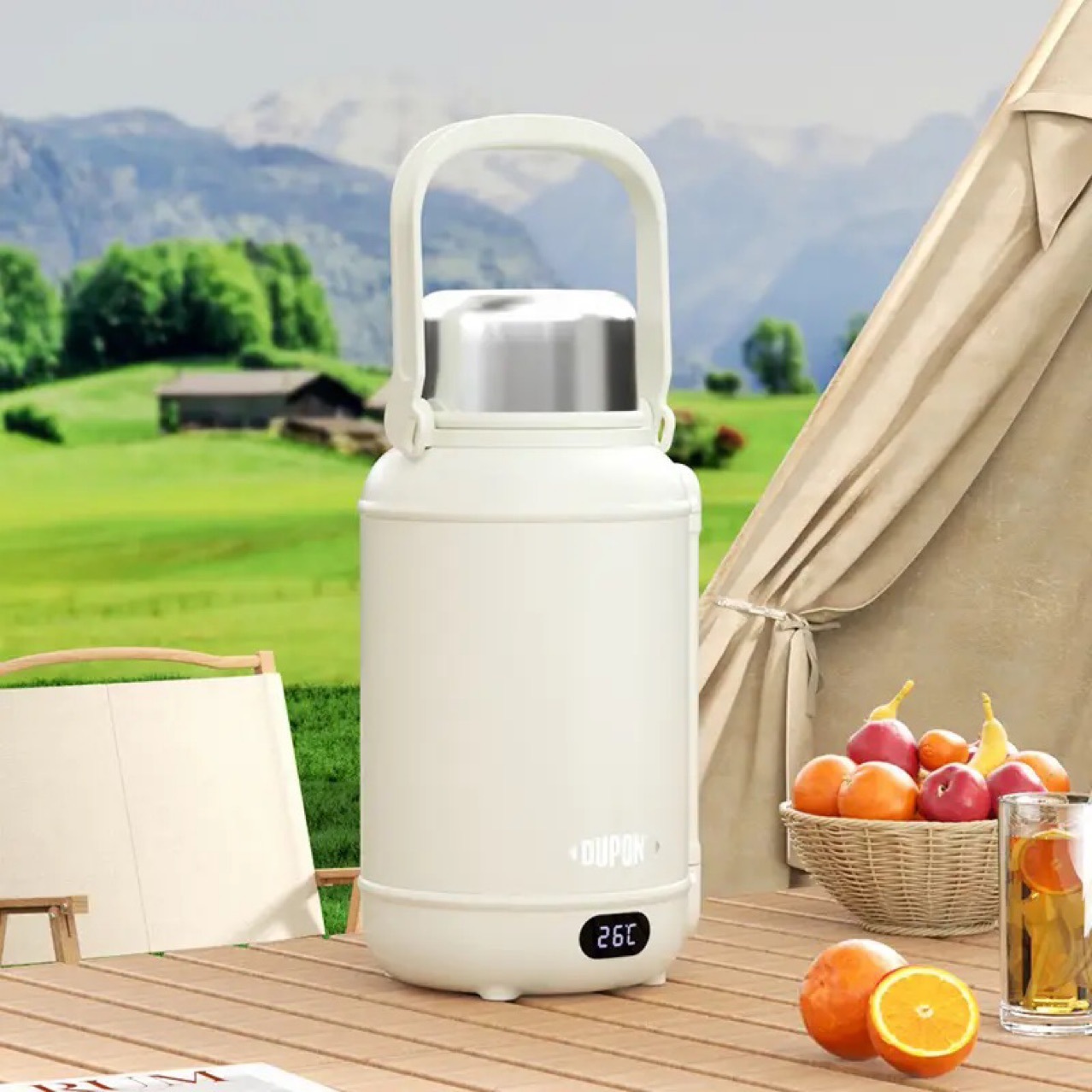 集采 杜邦液体加热器 便携电热水杯 pdb-ky9512保温壶一件代发