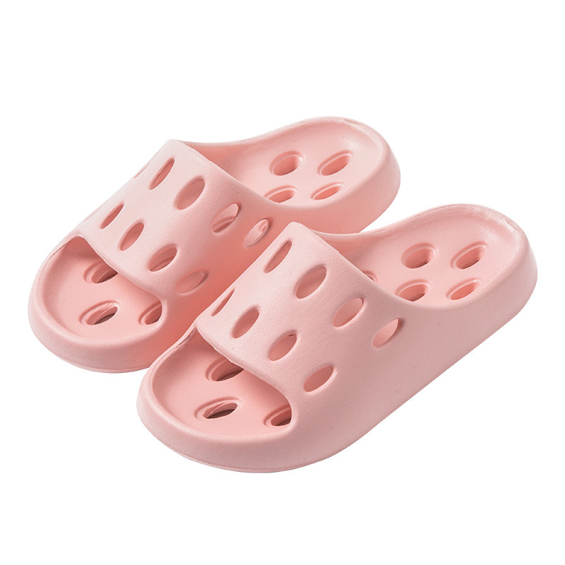 Bathroom Special Bathroom Slippers Women's Four Seasons New Couple Indoor Home Hollow Water Leakage Quick-Drying Non-Slip Sandals for Men