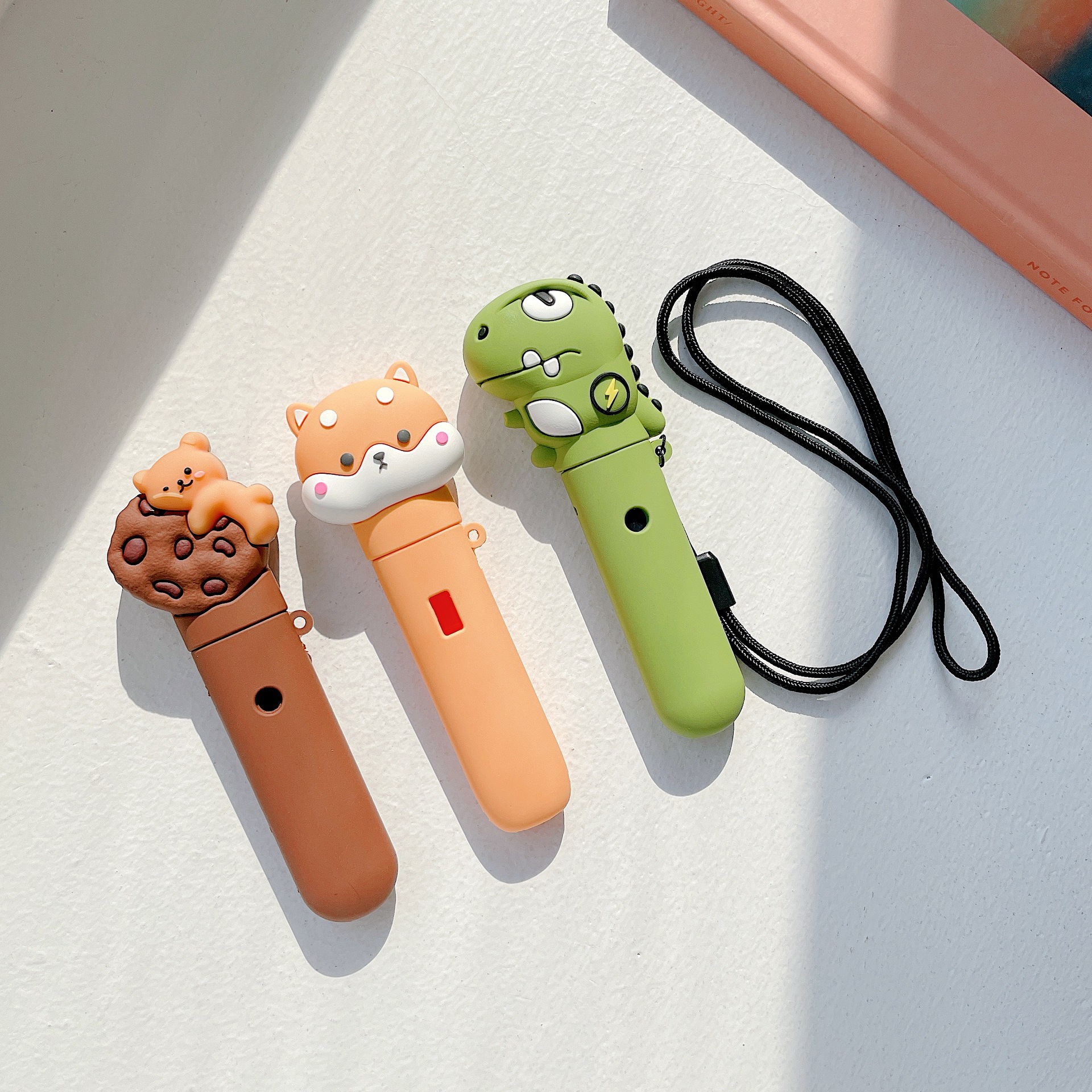 relx4代保护套适用悦刻烟套电子烟雾器壳relx1/4/5代硅胶卡通恐龙