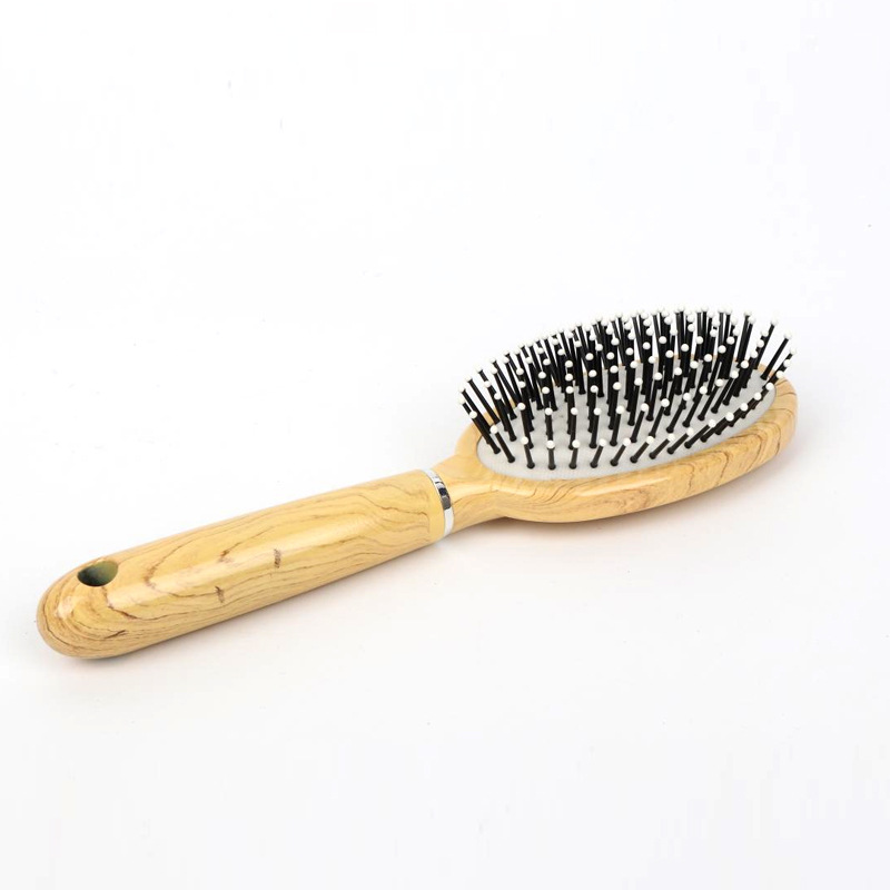 Cross-Border Comb Manufacturers Supply Wooden Grain Airbag Massage Comb Straight Hair Airbag Massage Comb Multi-Functional Tangle Teezer