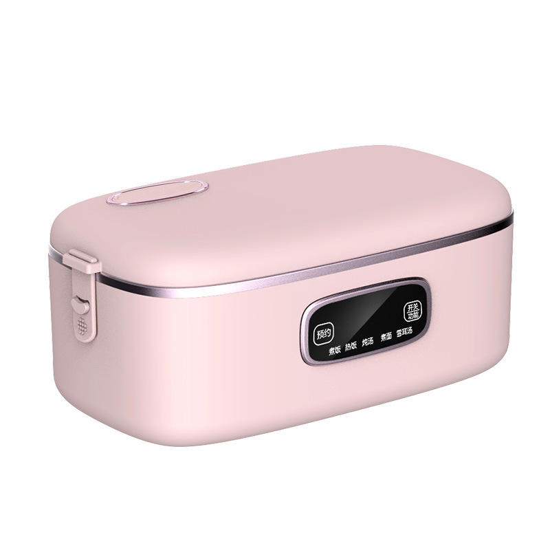 便携式免注水电热饭盒 陶瓷不粘内胆饭盒智能预约电热饭盒定制