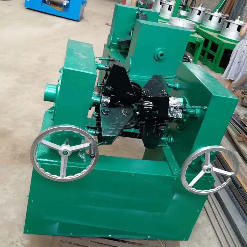 钢丝建筑构件镀锌钢丝螺纹轧机 冷拔丝压螺纹设备 钢筋压纹机