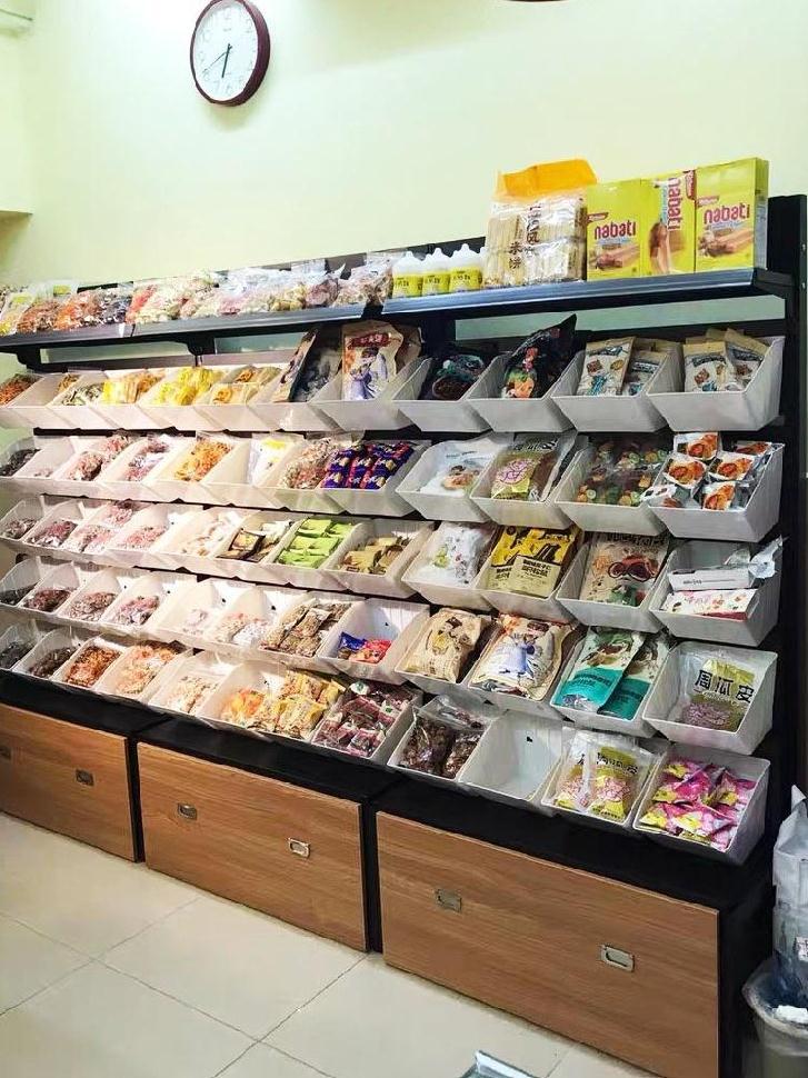 散装零食货架副食米面多层柜展示框小卖部散装柜落地式组合柜称重
