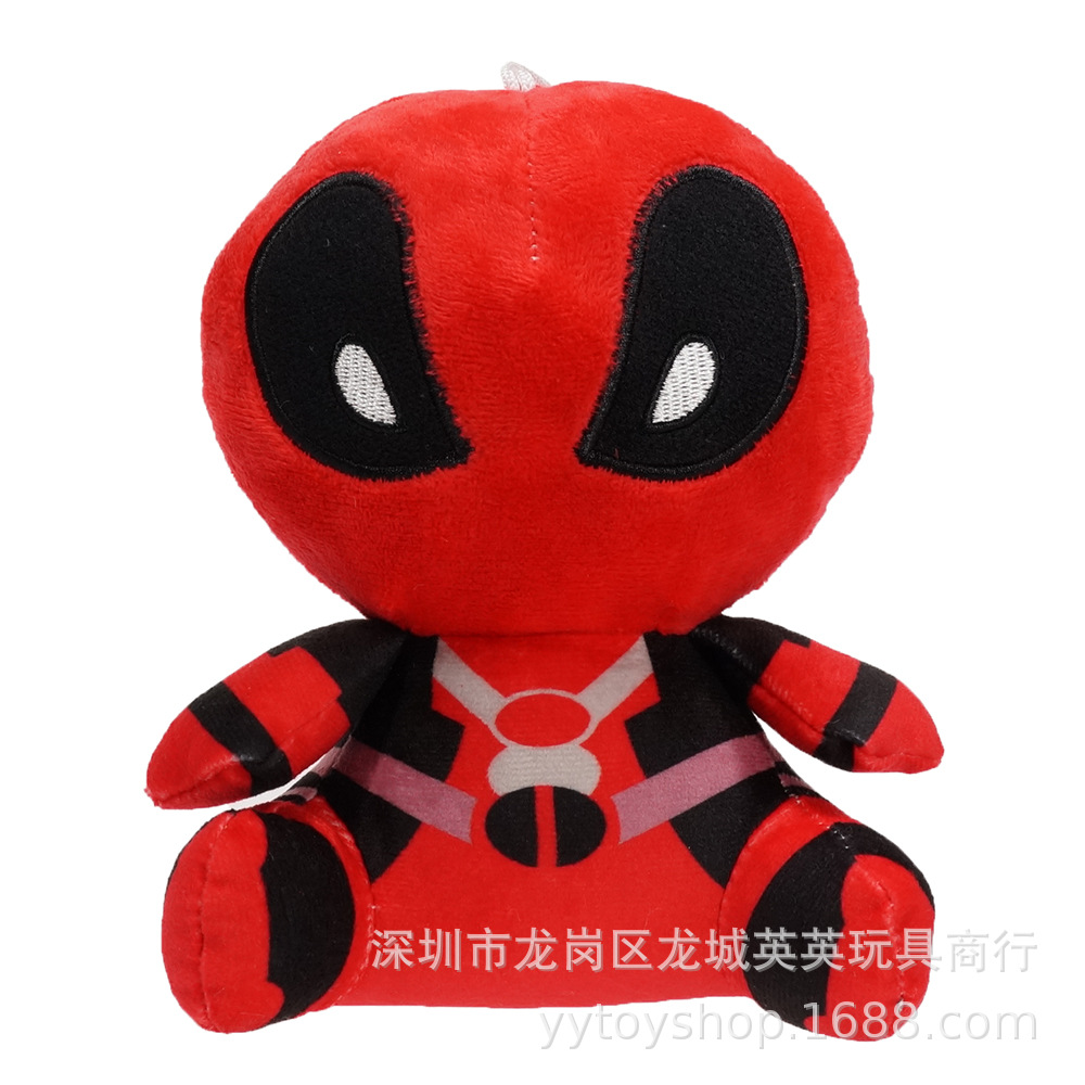 电影周边 deadpool 死侍 吸盘公仔 毛绒玩具抓机夹机娃娃玩偶