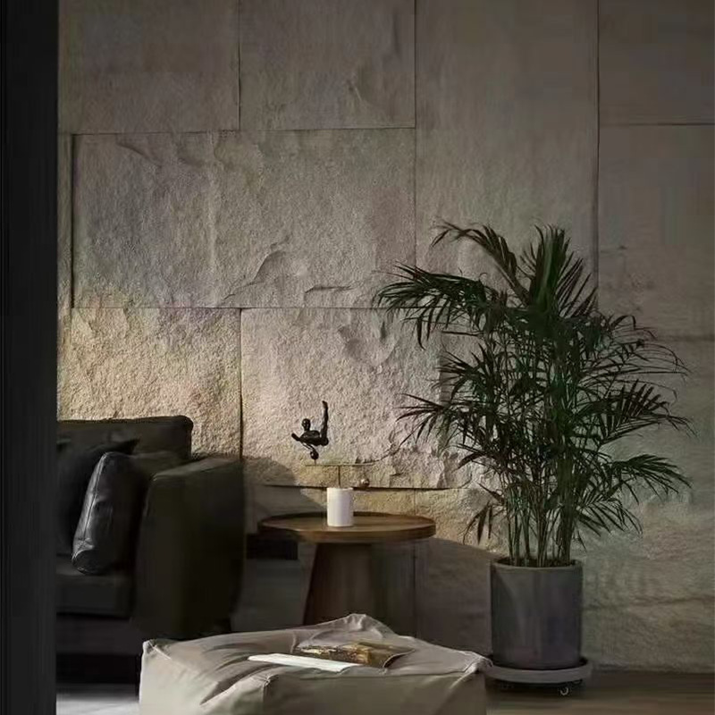 pu蘑菇石仿真聚氨酯文化石阻燃pu石皮室内装饰背景墙装修建材定制