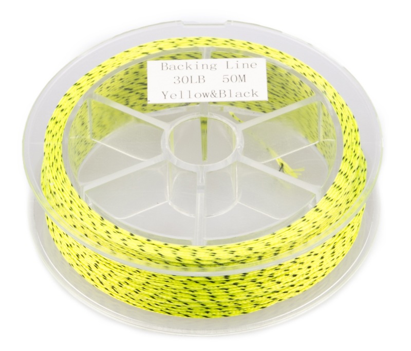 亚马逊跨境飞钓巨物搏击鱼线涤纶不加蜡预备线飞蝇线杯填充线批发