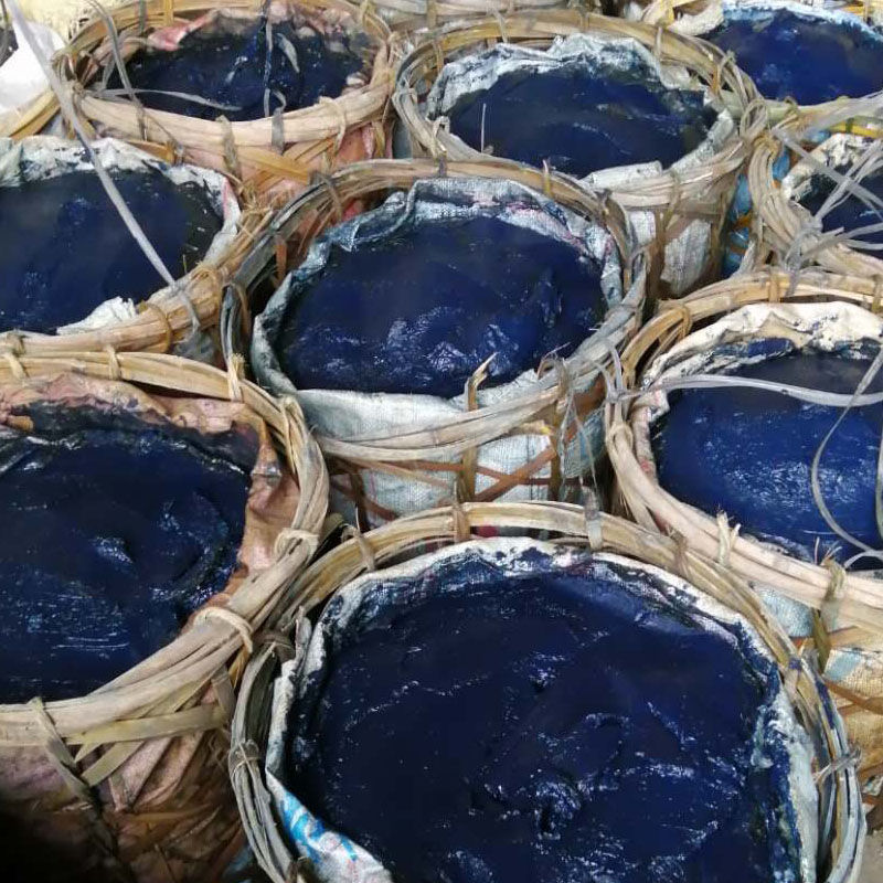 染料 贵州植物靛泥配助染剂木灰扎染蜡染糊染材料包印