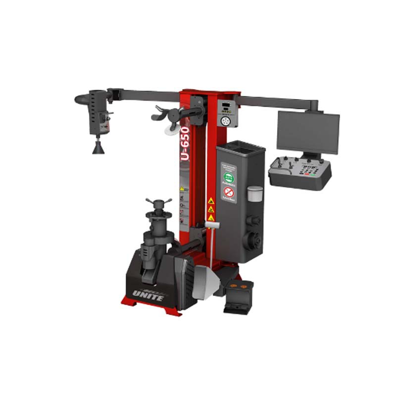 优耐特u-650全自动汽车扒胎机无杠杆无盘轮胎拆装机轿车拆胎机