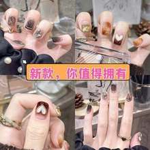 网红nails穿戴式美甲ins显白高级可拆卸美甲贴片学生甜酷风美甲