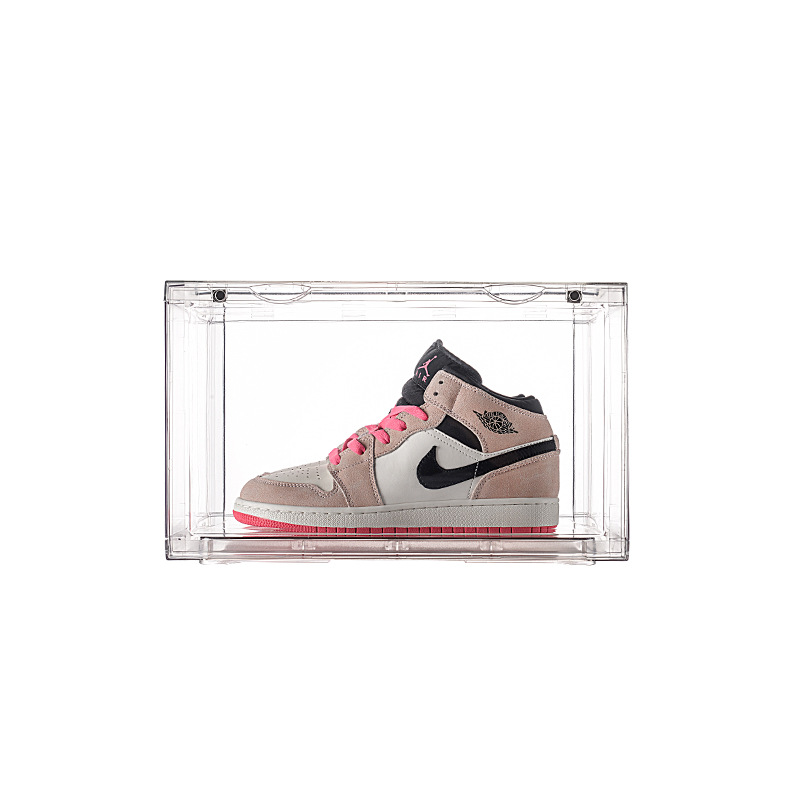 Shoe Box Fully Transparent Acrylic Aj Basketball Shoes Doll Building Block Bag Hand-Made Storage Box Shoe Cabinet Anti-Oxidation Shoe Rack