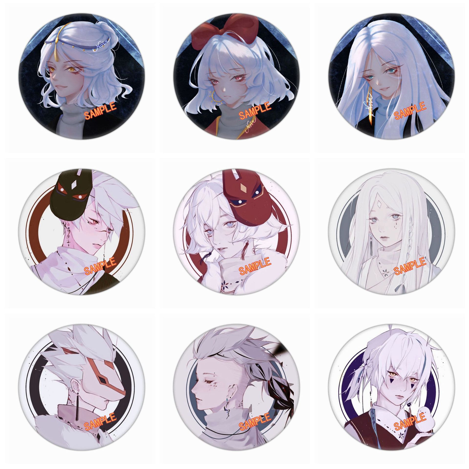 防刮花 光遇徽章 o版 游戏吧唧周边 多款可选 遇134-152