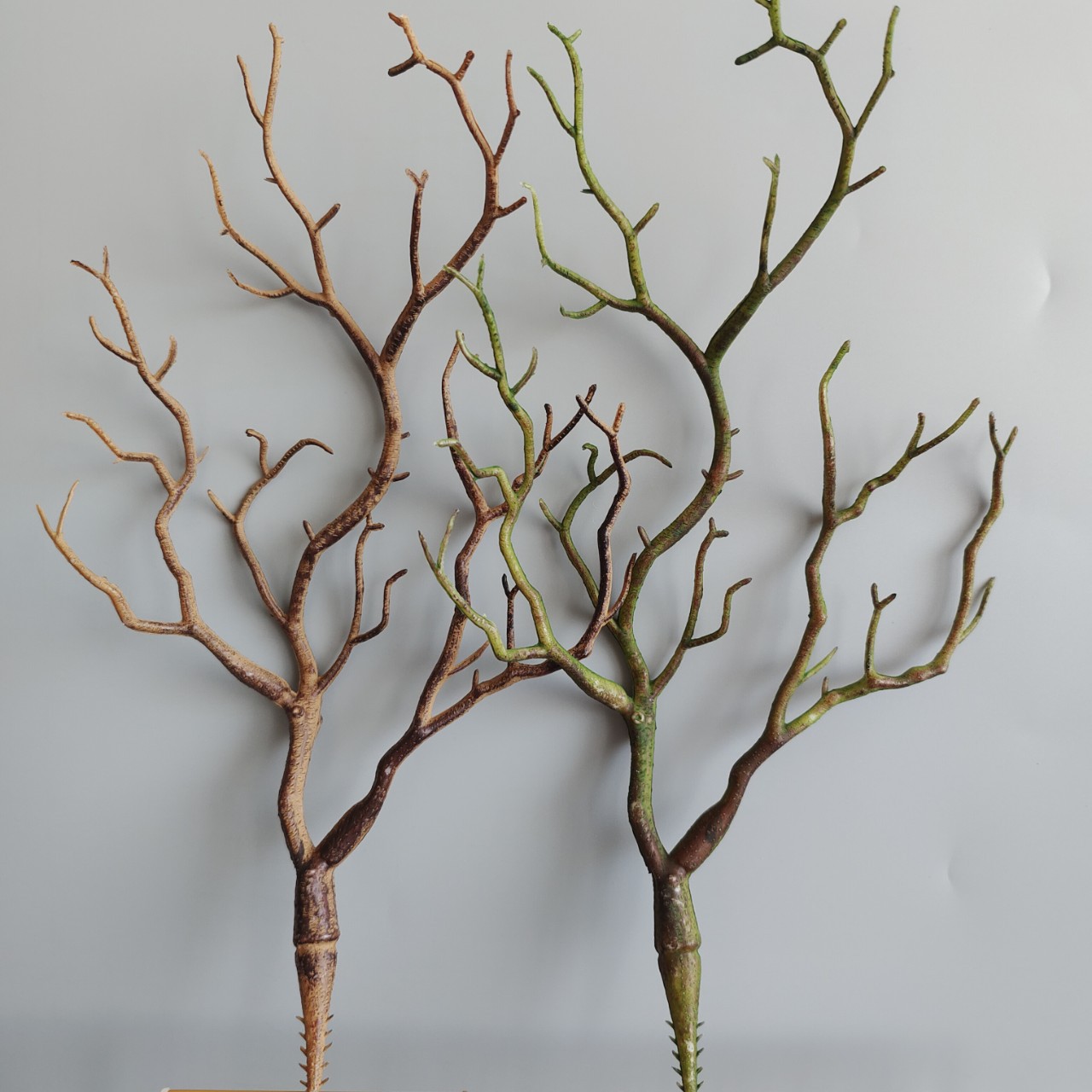 仿真花假树枝珊瑚枝 新中式家居样板间酒店婚庆插花配材枝条假花