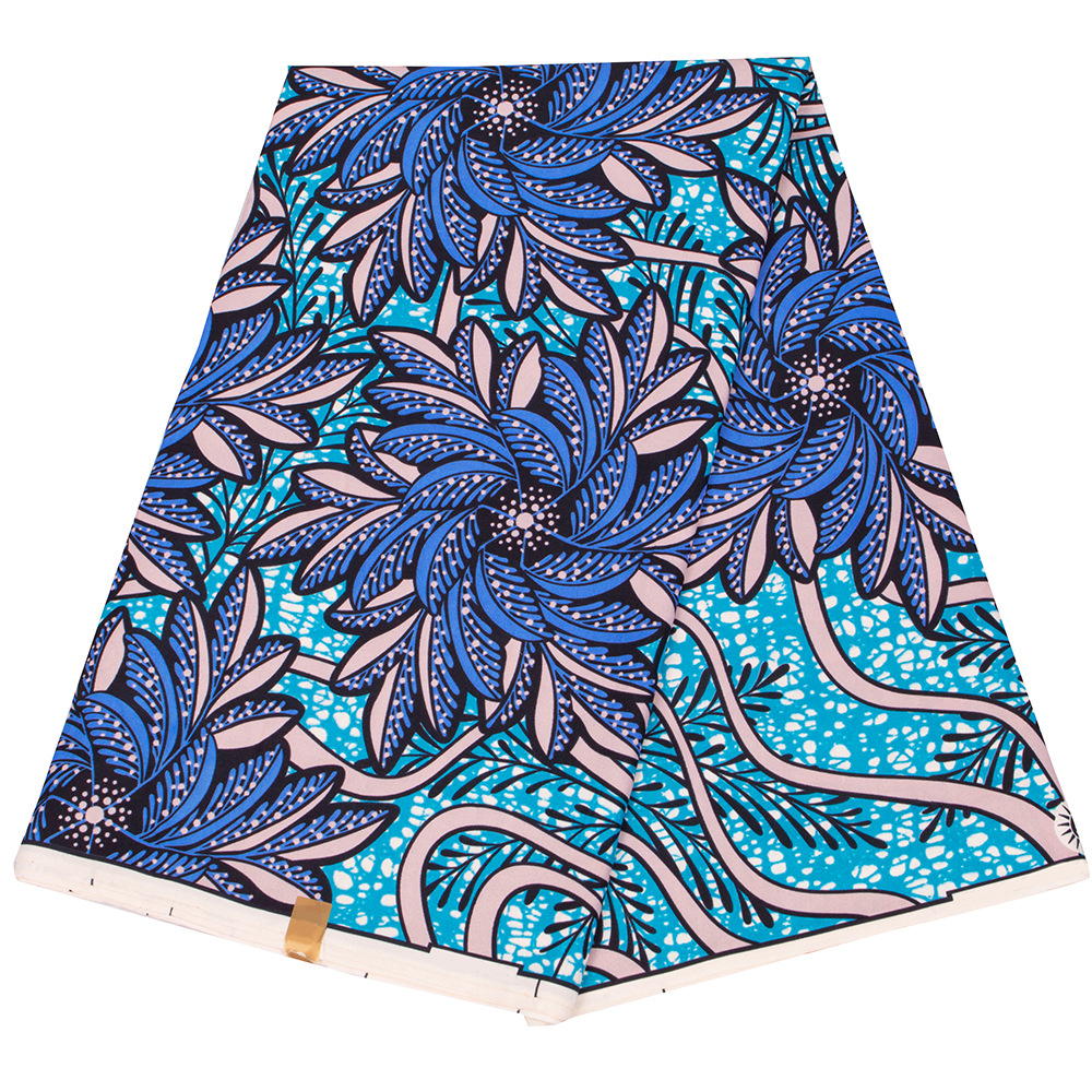 1件代发非洲民族蜡染印花面料双面渗透印花涤非洲蜡染布fp6476